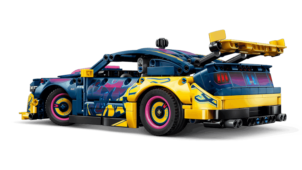 lego technic 42236 custom garage ford mustang gt car (5)