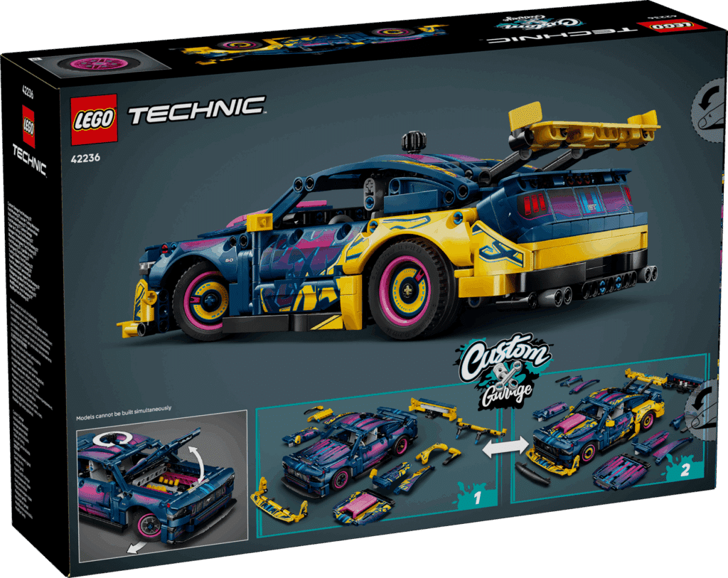 lego technic 42236 custom garage ford mustang gt car (8)