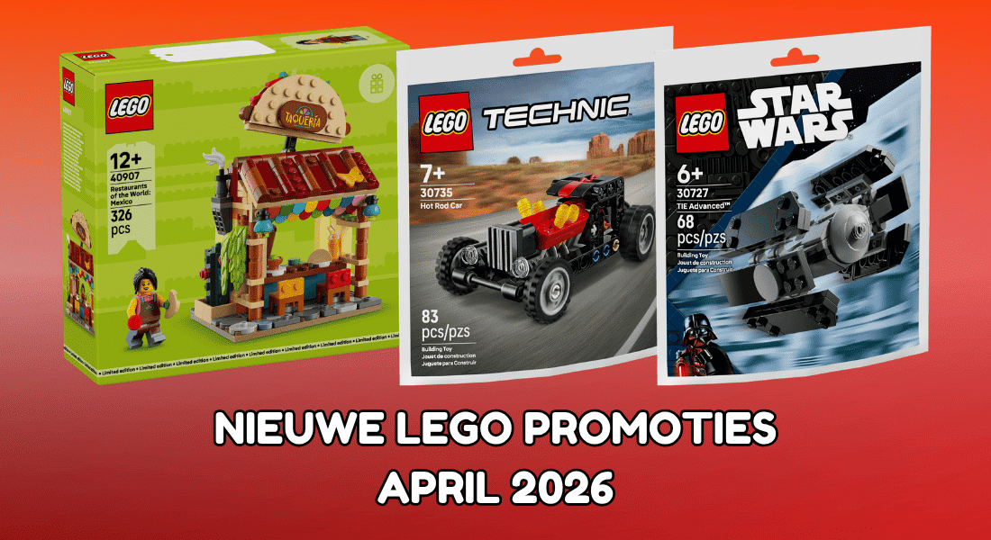 Nieuwe LEGO promoties april 2026 nu beschikbaar
