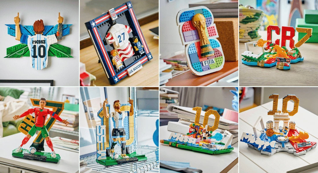 Nieuwe LEGO Editions Football sets onthuld – voetbalsets voor de fans in mei