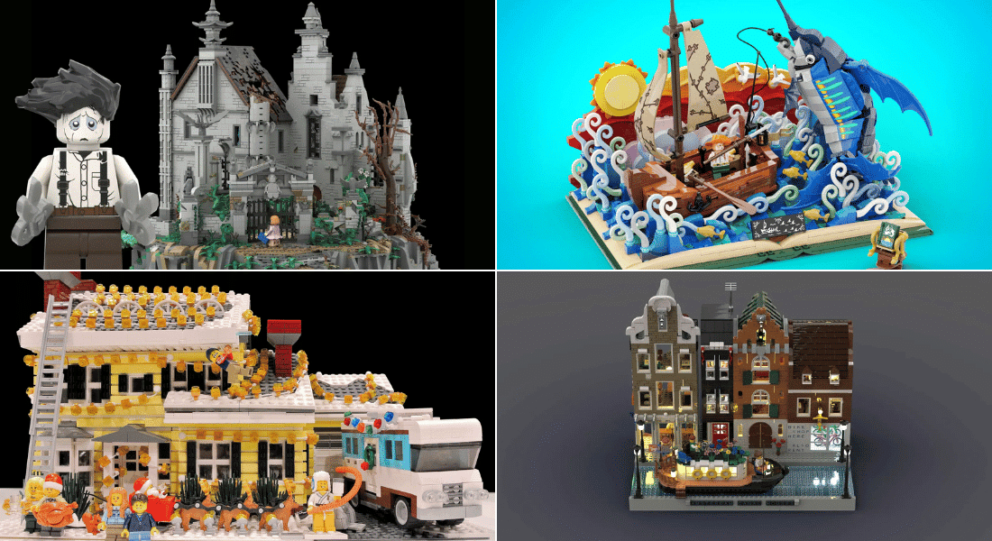Uitslag tweede LEGO Ideas review 2025 – vier nieuwe sets aangekondigd!