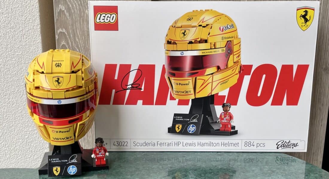 Review: LEGO Editions 43022 Scuderia Ferrari HP Lewis Hamilton Helmet – een complexe grootsheid