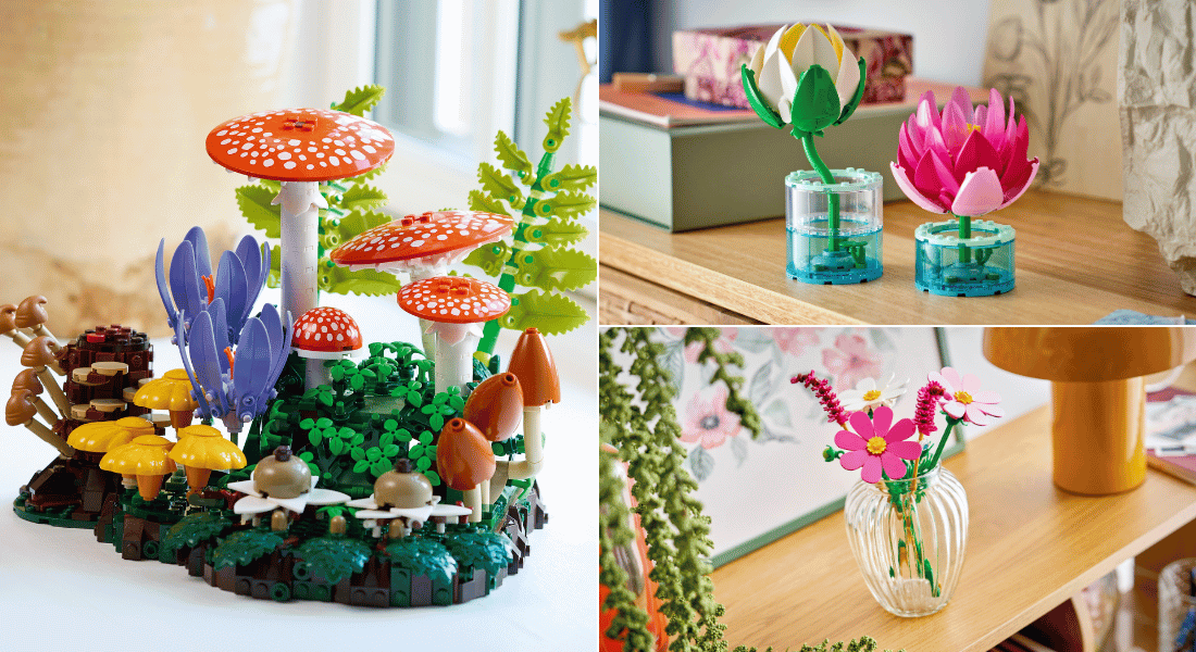 Drie nieuwe LEGO Botanicals zomer 2026 sets onthuld
