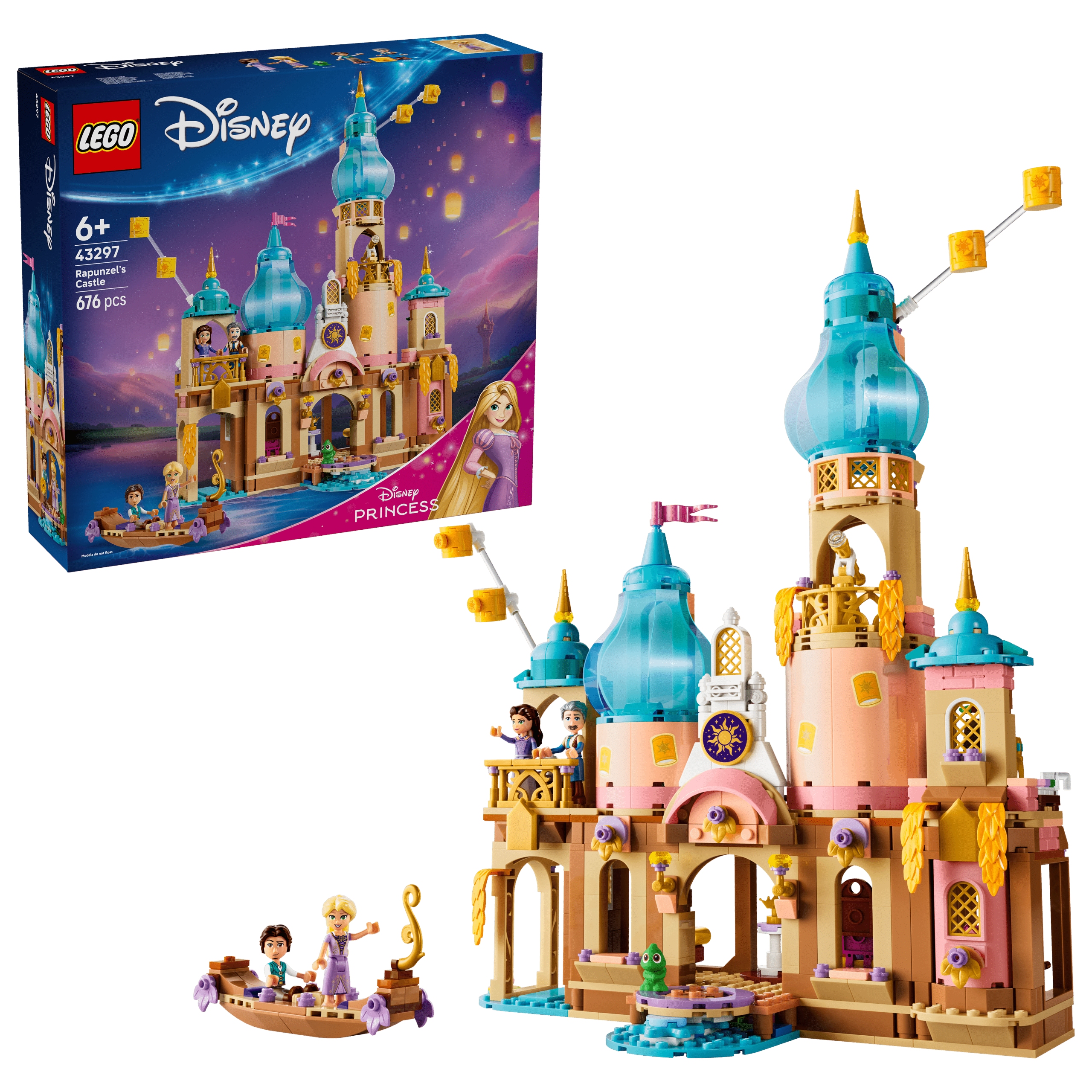 lego disney 43297 rapunzel’s castle