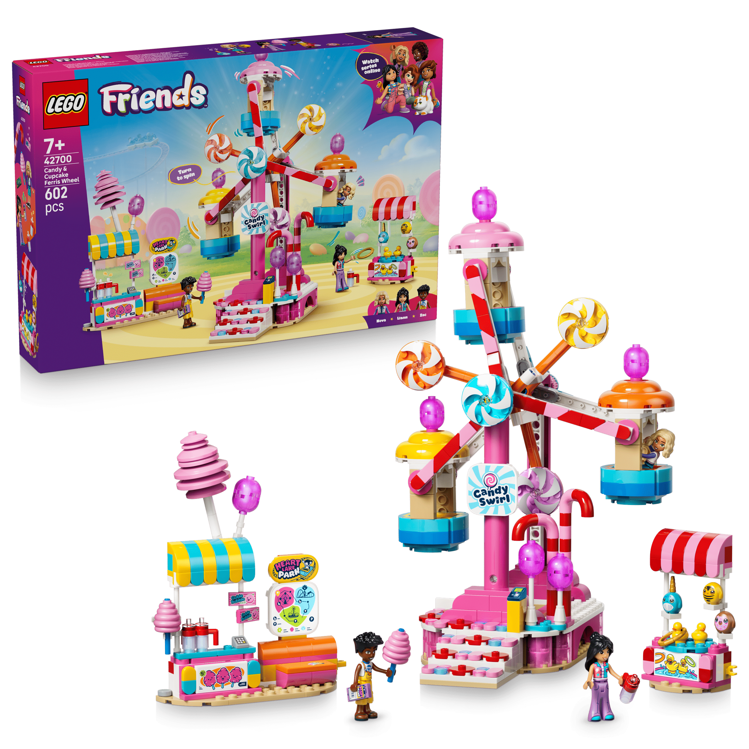 lego friends 42700 candy & cupcake ferris wheel