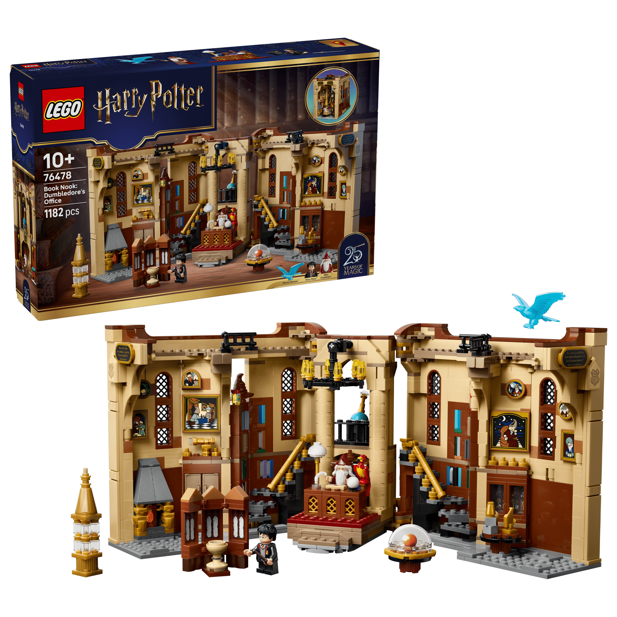 lego harry potter 76478 book nook dumbledore's office