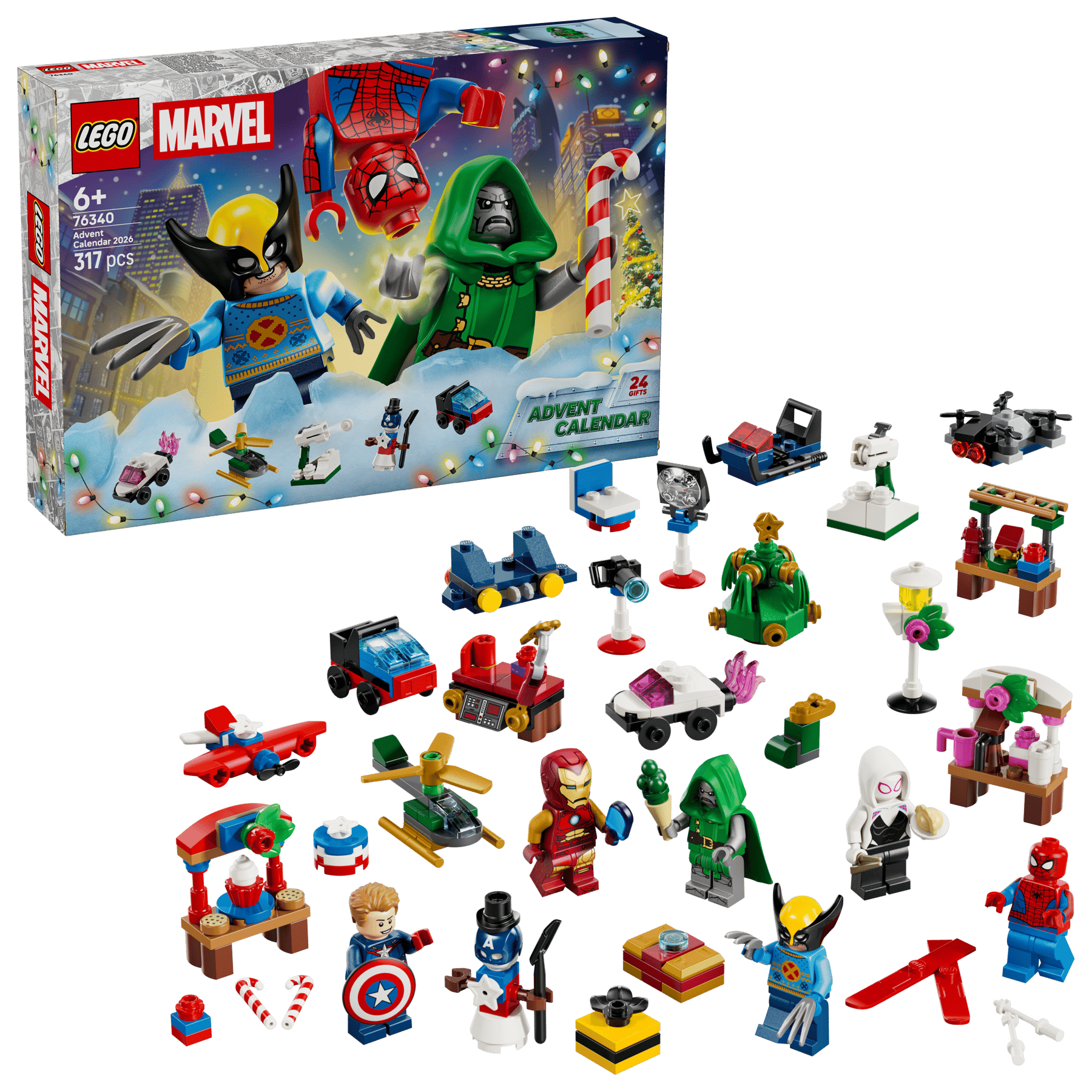 lego marvel 76340 advent calendar 2026