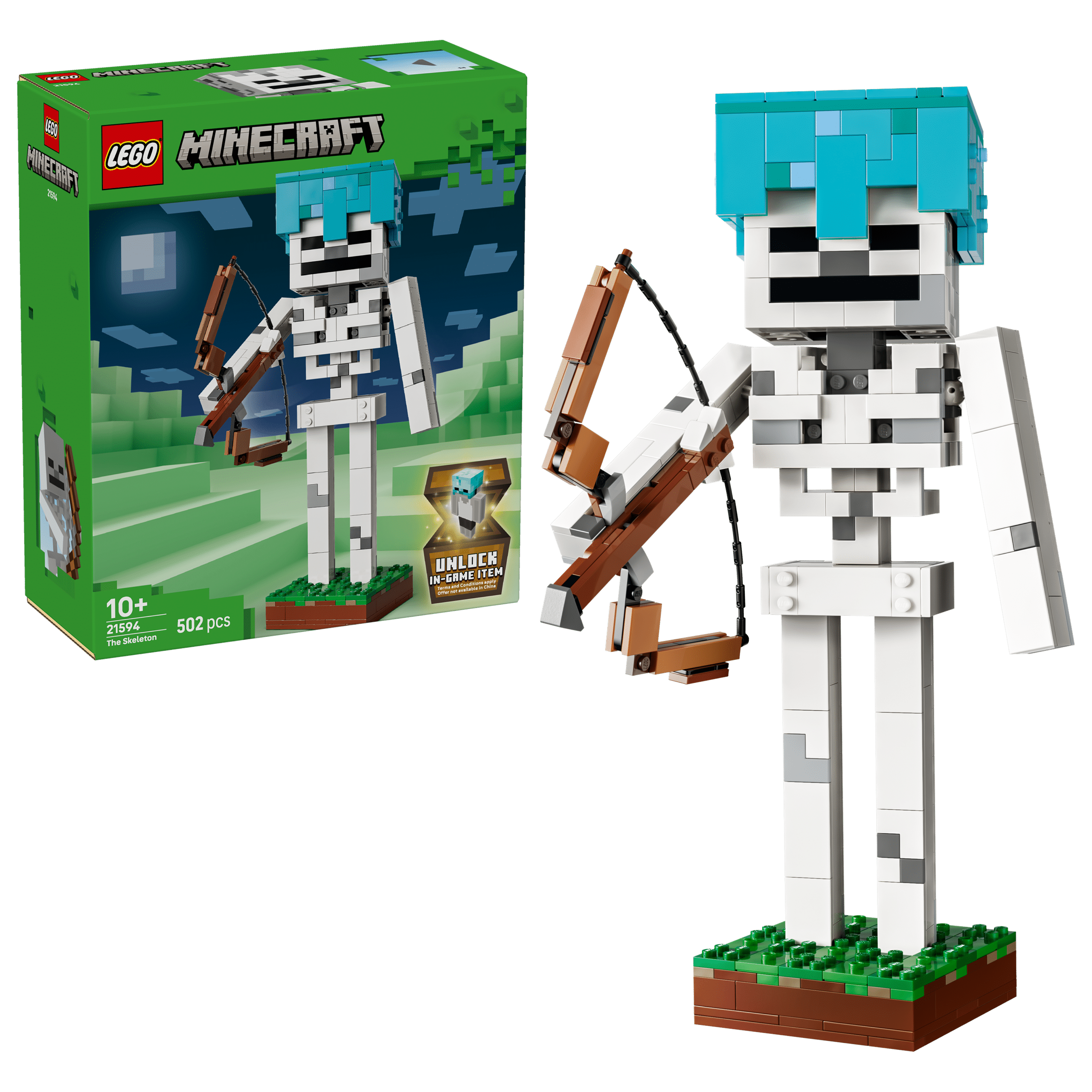lego minecraft 21594 the skeleton