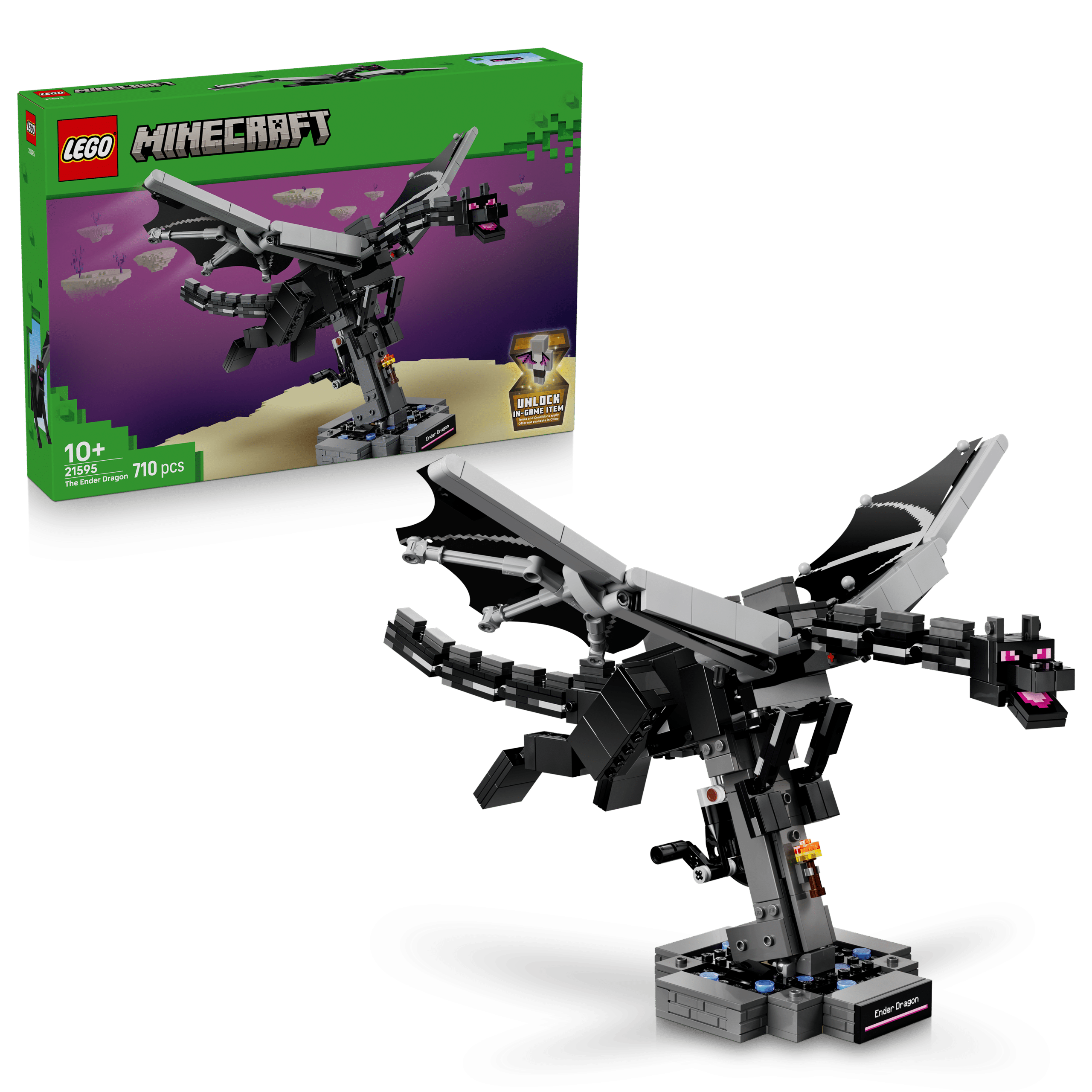 lego minecraft 21595 the ender dragon