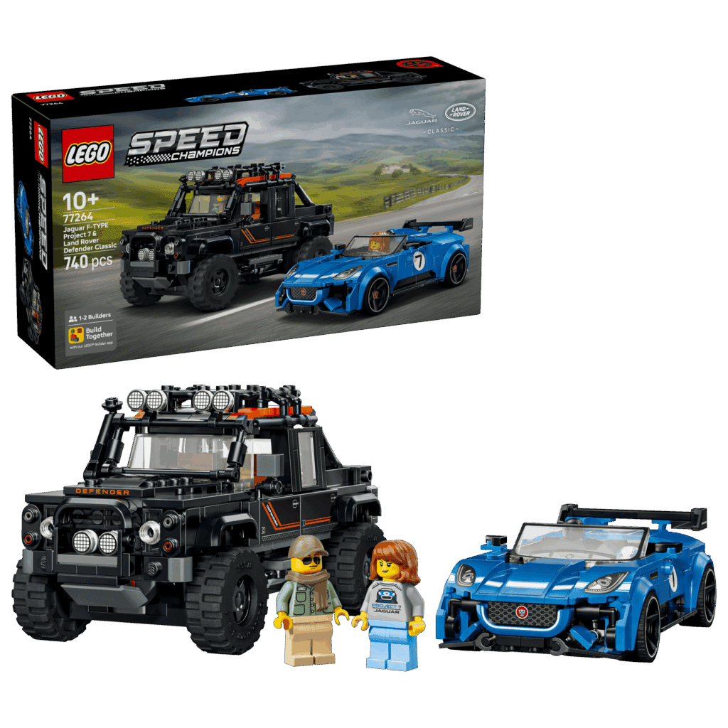 lego speed champions 77264 jaguar project 7 & land rover defender (1)