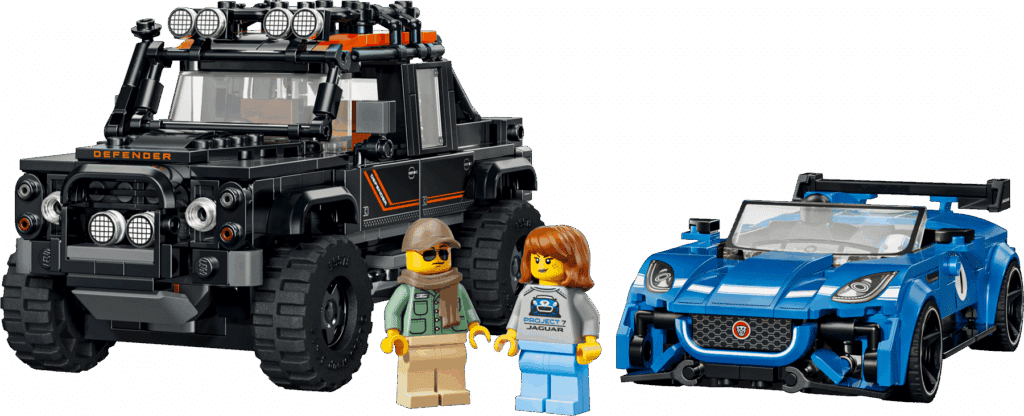lego speed champions 77264 jaguar project 7 & land rover defender (2)