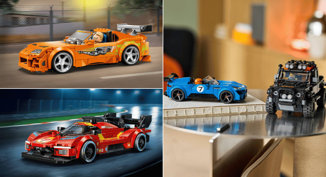 Drie LEGO Speed Champions zomer 2026 sets aangekondigd