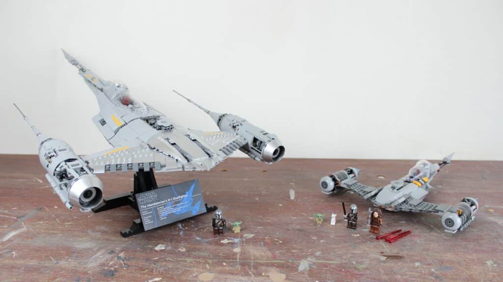 lego star wars 75442 ucs the mandalorian's n 1 starfighter 18