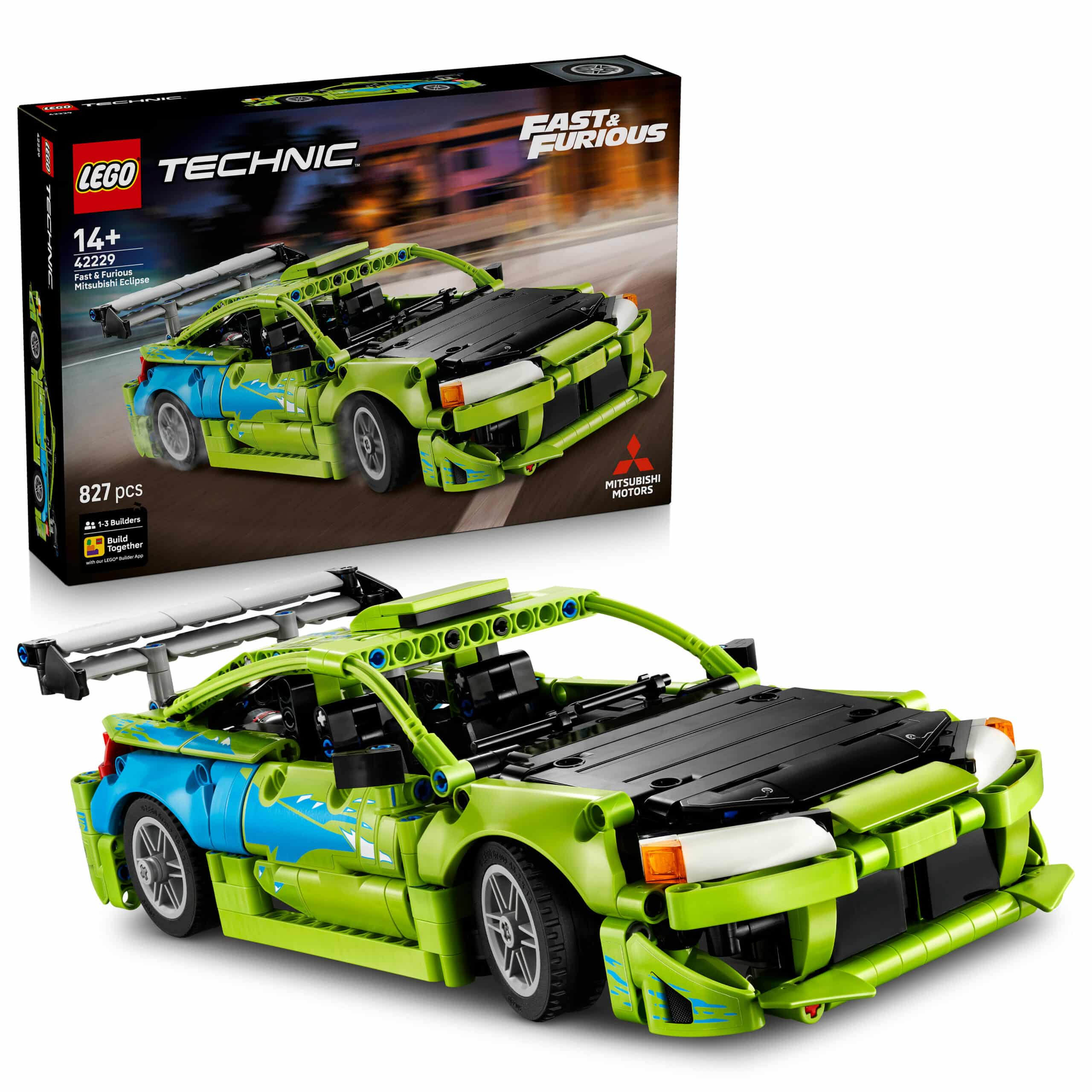 lego technic 42229 fast and furious mitsubishi eclipse