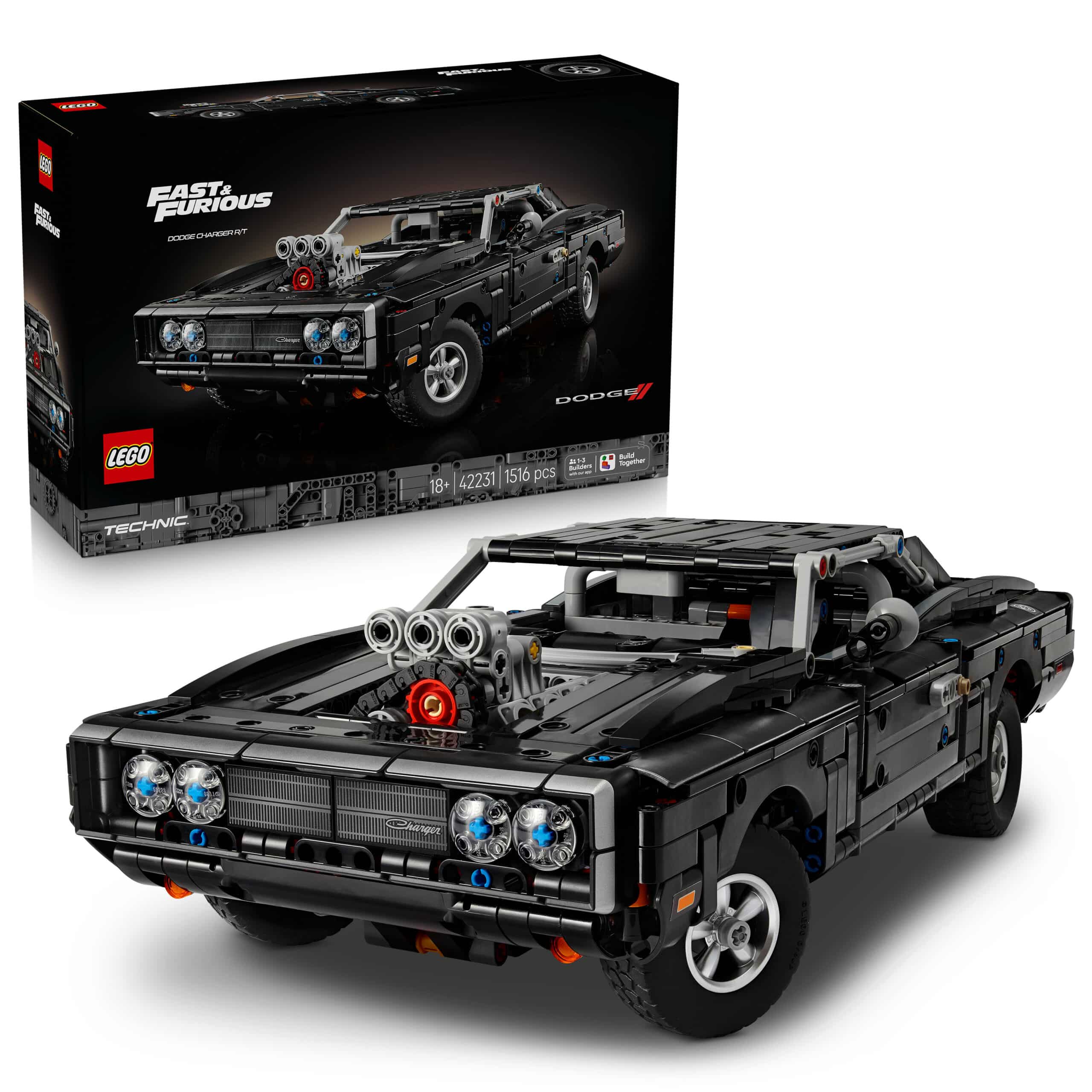 lego technic 42231 fast and furious dodge charger rt