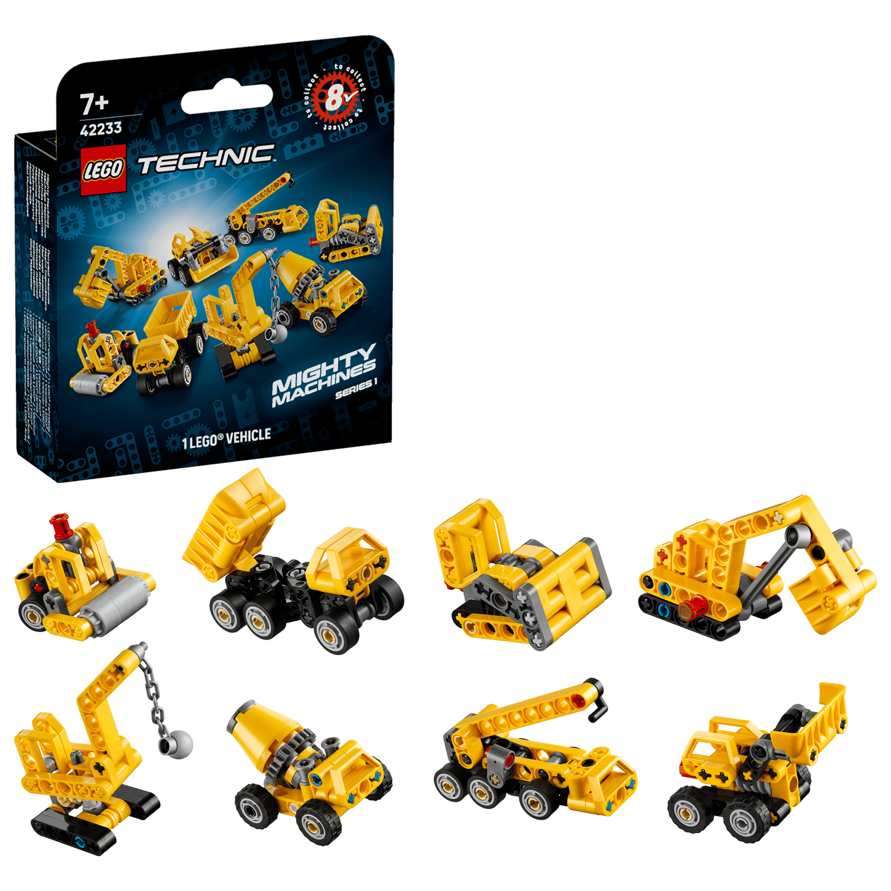 lego technic 42233 mighty machines – series 1