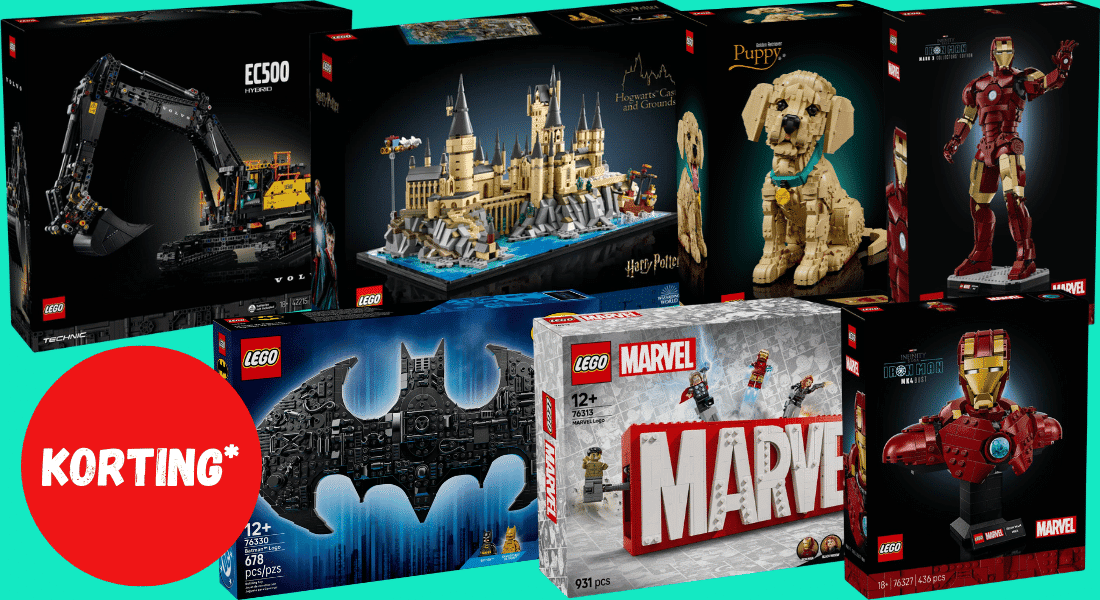 [Dagdeal] Tot 20% korting op LEGO voor volwassenen