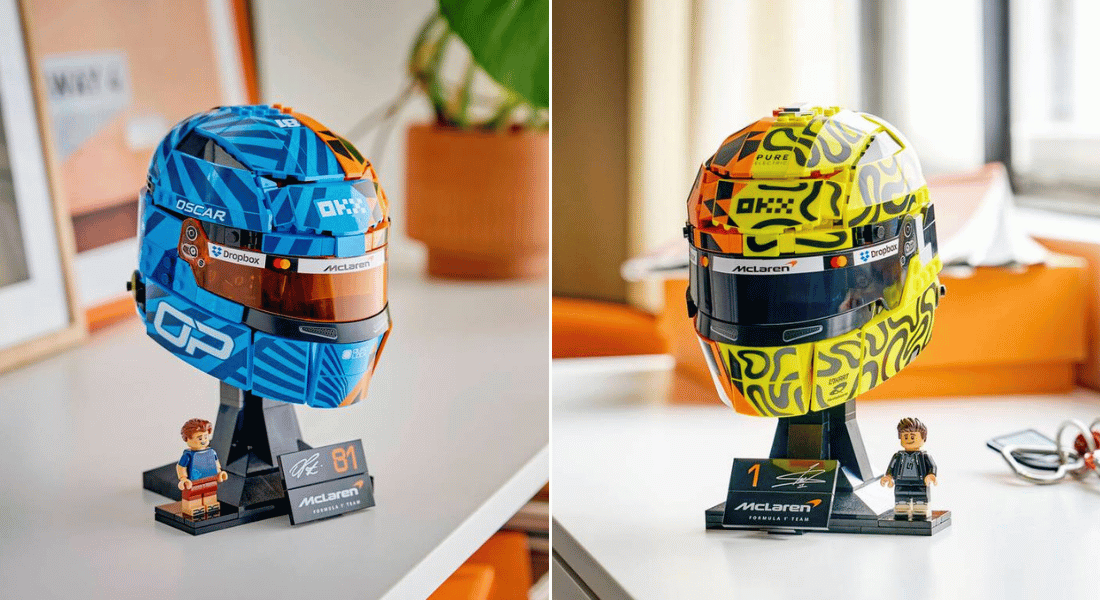 LEGO Editions Formula 1 McLaren Helmets verkrijgbaar