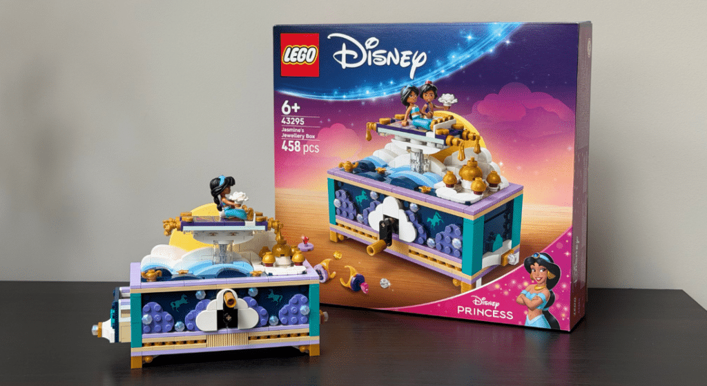 lego disney 43295 jasmine’s jewellery box header