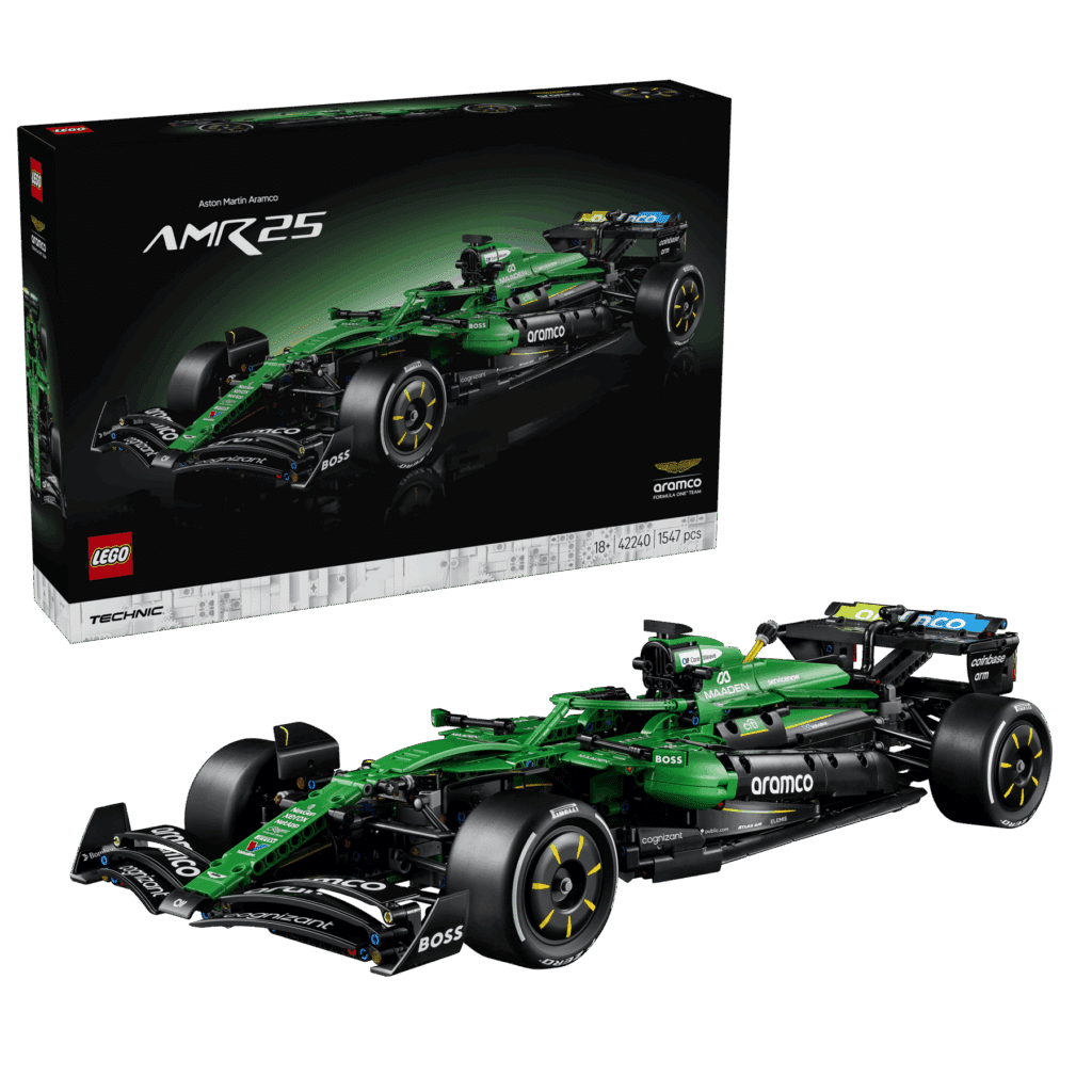 lego technic 42240 aston martin aramco amr25 f1 car (1)