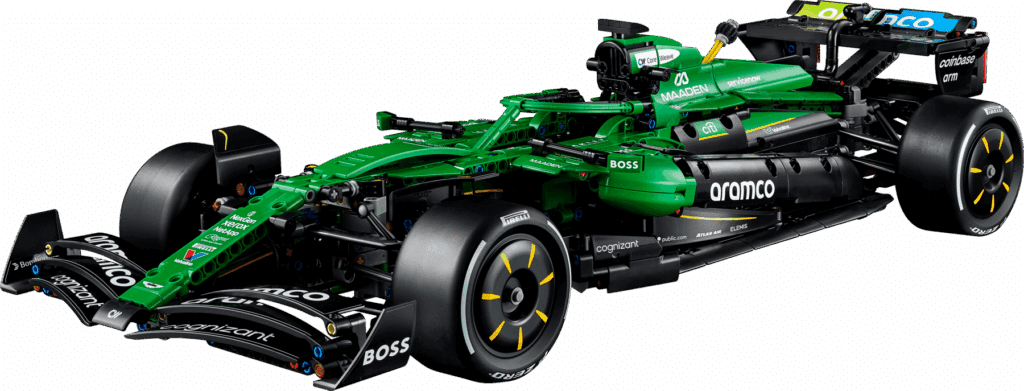lego technic 42240 aston martin aramco amr25 f1 car (2)