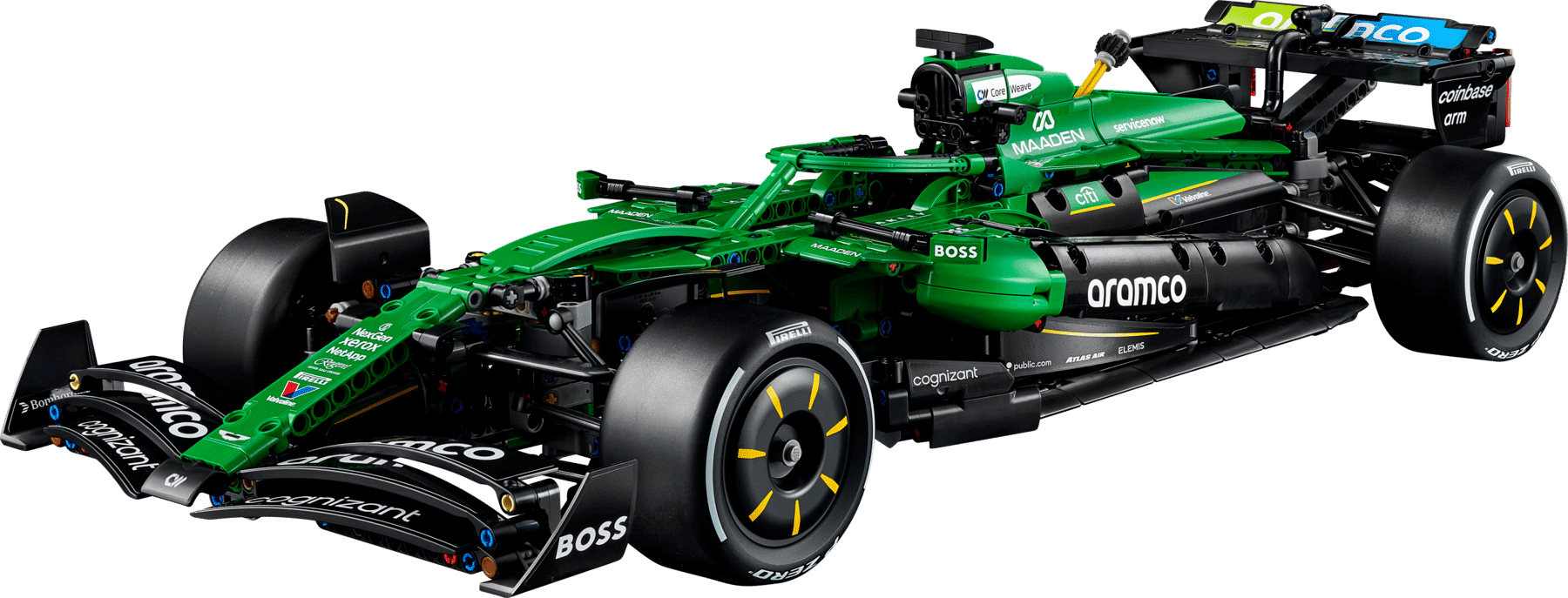 lego technic 42240 aston martin aramco amr25 f1 car (2)