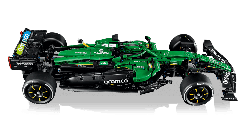 lego technic 42240 aston martin aramco amr25 f1 car (5)