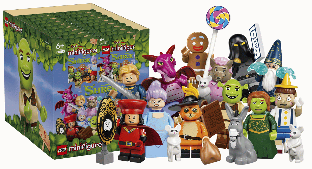 LEGO Collectable Minifigures 71053 Shrek Series onthuld – verzamel ze allemaal vanaf september