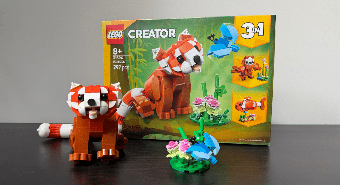 Review: Zo schattig is de LEGO Creator 31394 Red Panda