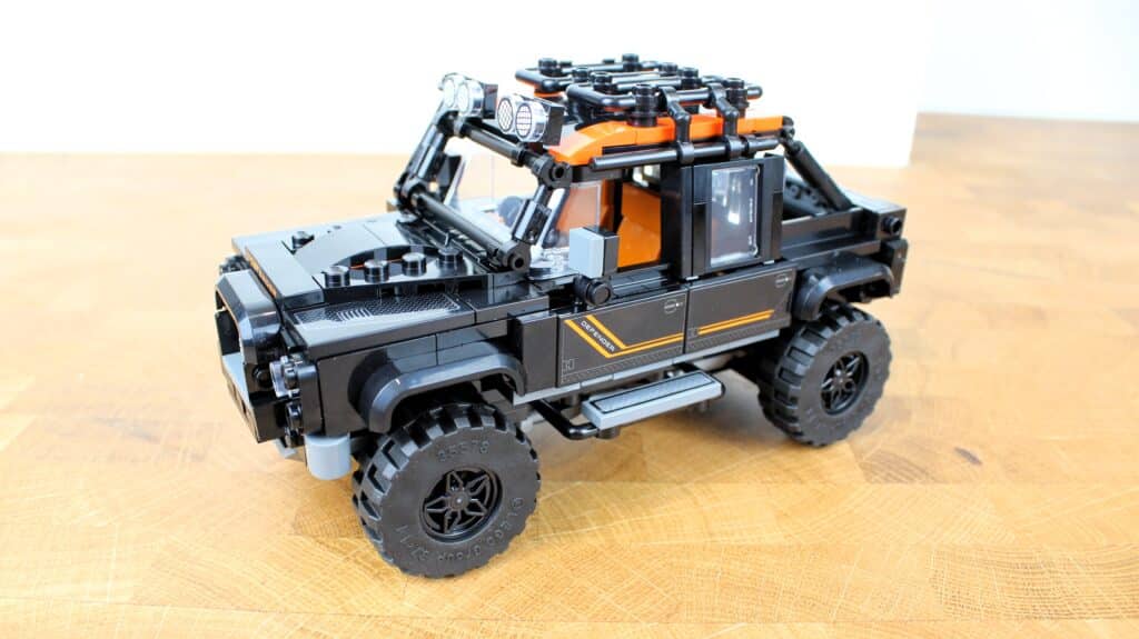 lego speed champions 77264 jaguar f type project 7 & land rover defender classic 10
