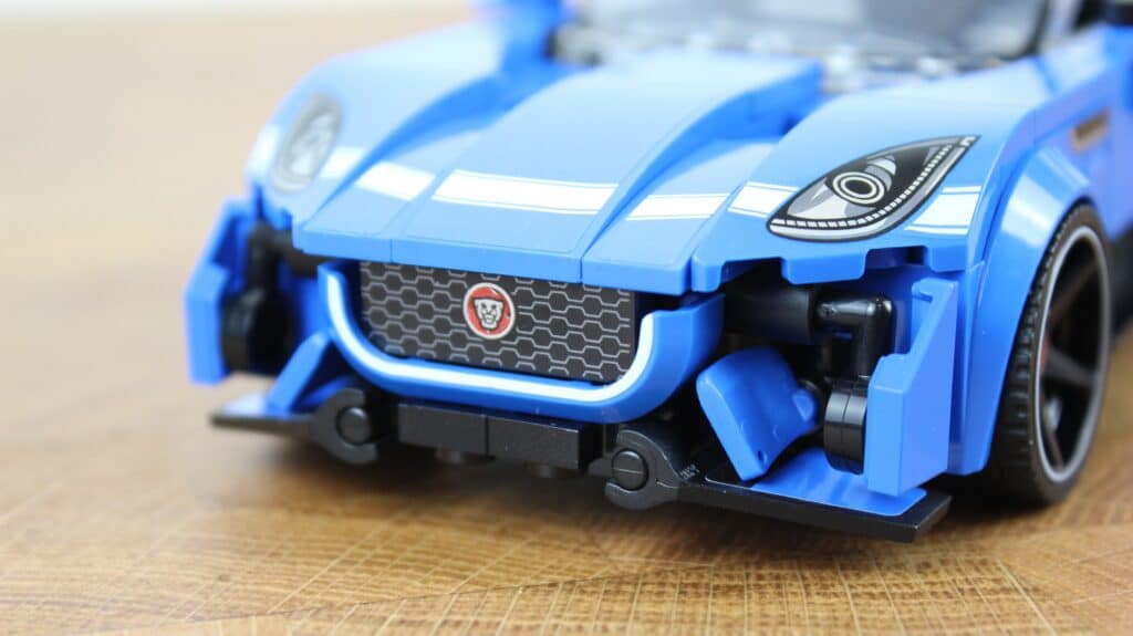lego speed champions 77264 jaguar f type project 7 & land rover defender classic 13