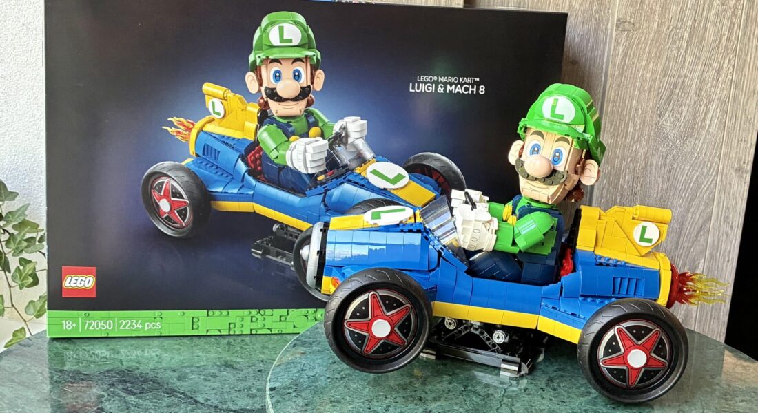 Review: LEGO Super Mario 72050 Mario Kart – Luigi & Mach 8 – Wie gaat de race winnen?