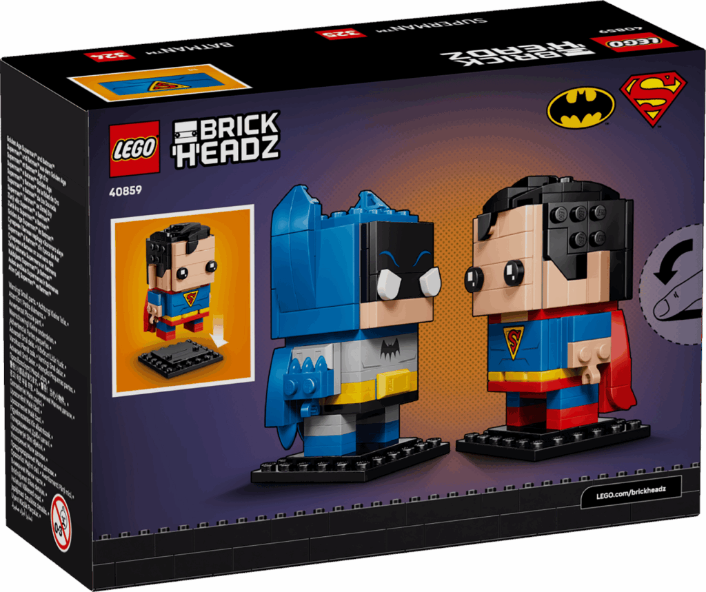 lego brickheadz 40859 golden age superman and batman figures (7)